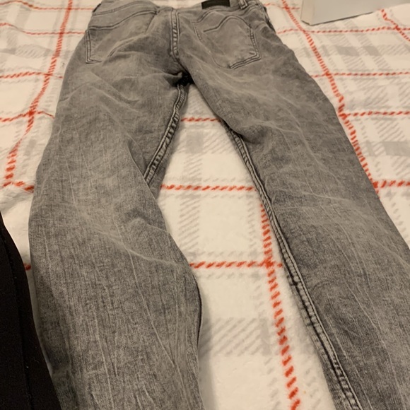 grey bershka skinny high rise jeans - Picture 4 of 5